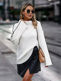 Yooulike Plain Pullover Sweaters for Women Thick Thread Pullover High Neck Long Sleeve Elegant Chic Turtleneck Sweaters