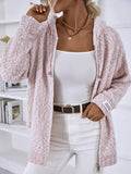 Yooulike Women Fuzzy Knit Hoodie Jacket Zipper Long Sleeve Hooded Sweater Casual Loose Chic Winter Fall Cardigans